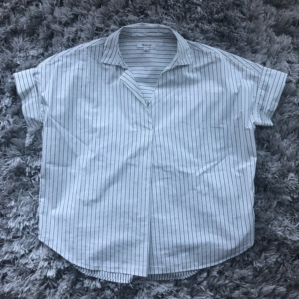 Madewell Courier Button-Back Shirt